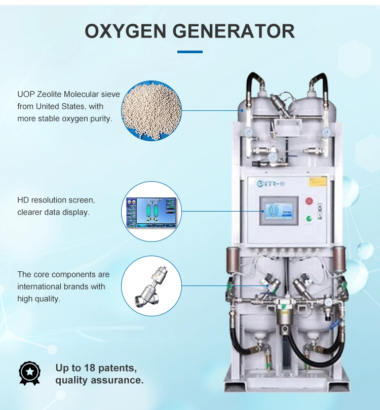 Hospital Medical Containerized Psa Oxygen Oxigen O2 Cylinder Refilling Gas Plant for Sale